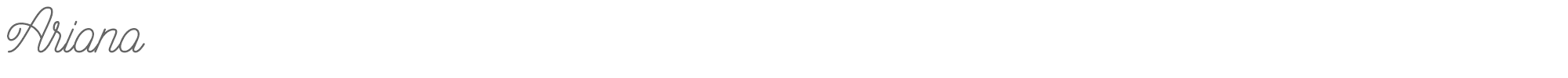 Ariana Ariana Script Free Demo.otf font preview